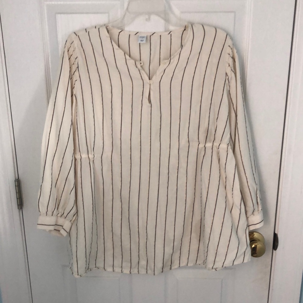 Old Navy striped maternity blouse